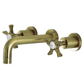 Ks8123nx Kingston Brass Rass Hamilton Two-handle Wall Mount Athroom Faucet Antique