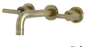 Ks8127cml Kingston Brass Ass Manhattan 2-handle 8 Inch Wall Mount Bathroom Faucet Ks8127cml Kingston Brass Ass Manhattan 2-handle 8 Inch Wall Mount Bathroom Faucet