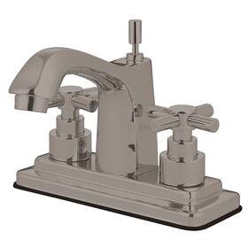 Ks8648ex Kingston Brass Elinvar Twin Cross Handle 4 Inch Centerset Lavatory Ks8648ex Kingston Brass Elinvar Twin Cross Handle 4 Inch Centerset Lavatory