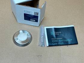 Kingsway Group Kg180 Usa Anti-ligature Single Coat Hook For Hospitals And Jails Cream
