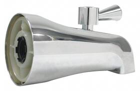 Kissler &amp Co 82-0025 Chrome Tub Diverter Spout Spouts For Use With Most Bathtubs