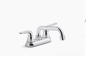 Kohler 30618-cp Jolt 2 Handle Utility Faucet In Polished Chrome New