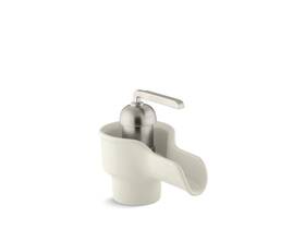 Kohler K-11000-96 Bol 1.5 Gpm Ceramic Faucet -k-11000-0 -biscuit And Brushed Nickel Hardware