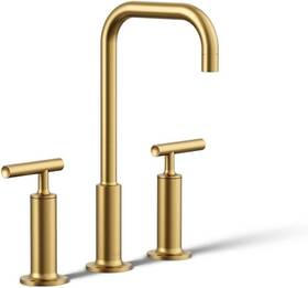 Kohler K-14408-4-2mb Purist Widespread Bathroom Faucet -k-14408-4-2mb -brushed Moderne Brass