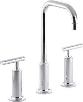 K-14408-4-cp Kohler Purist Widespread Bathroom Faucet -k-14408-4-cp -polished Chrome Finish K-14408-4-cp Kohler Purist Widespread Bathroom Faucet -k-14408-4-cp -polished Chrome Finish