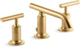 K-14410-3-2mb Kohler K-14410-4-2mb Purist Widespread Bathroom Faucet - -brushed Moderne Brass K-14410-3-2mb Kohler K-14410-4-2mb Purist Widespread Bathroom Faucet - -brushed Moderne Brass