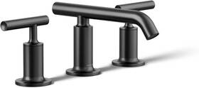 Kohler K-14410-4-bl Purist 1.2 Gpm Widespread Bathroom Faucet - Matte Black