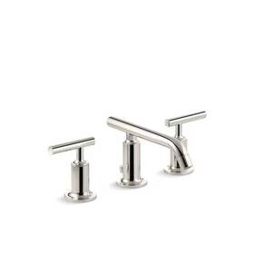 K-14410-4-sn Kohler Purist 1.2 Gpm Widespread Bathroom Faucet - -polished Nickel