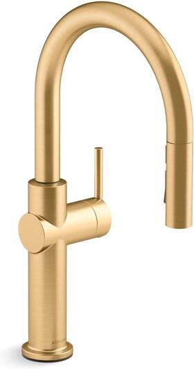 Kohler K-22972-2mb Crue Pull Down Kitchen Faucet -k-22972-2mb - Brushed Moderne Brass