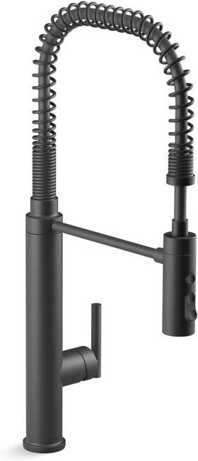 K-24982-bl Kohler Purist- - Single Hole Pre-rinse Kitchen Faucet- Matte Black K-24982-bl Kohler Purist- - Single Hole Pre-rinse Kitchen Faucet- Matte Black