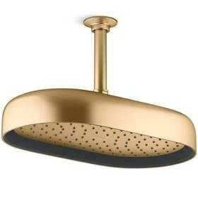 Kohler K-26294-2mb Statement Oblong 14 Inch Single Function 2.5 Gpm Rainhead -k-26294-2mb