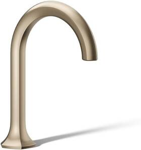 Kohler K-27008-k-bv Occasion Bathroom Sink Faucet Spout With Cane Design -