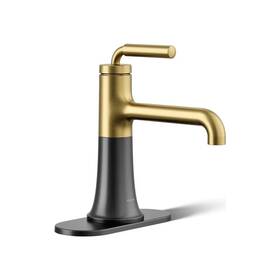 K-27415-4-bmb Kohler Tone Bathroom Faucet - Matte Black/moderne Brass K-27415-4-bmb Kohler Tone Bathroom Faucet - Matte Black/moderne Brass