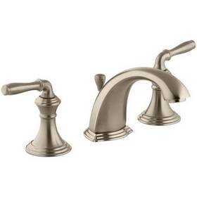 Faucet-394-4-bv Kohler K-394-4-bv Devonshire Widespread Bath Sink -vibrant Brushed Bronze Faucet-394-4-bv Kohler K-394-4-bv Devonshire Widespread Bath Sink -vibrant Brushed Bronze