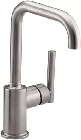 K-7509-vs Kohler Purist 1.8 Gpm Single Hole Bar Faucet -k-7509-vs Vibrant Stainless Finish K-7509-vs Kohler Purist 1.8 Gpm Single Hole Bar Faucet -k-7509-vs Vibrant Stainless Finish