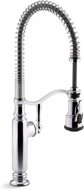K-77515-cp Kohler Tournant Pre-rinse Kitchen Faucet - Polished Chrome Finish