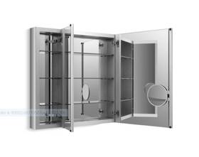 Kohler K-99011-na New #c92 40 Inch X 30 Triple Door Reversible Hinge Frameless Mirr
