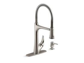 K-r27459-sd-vs Kohler Lilyfield Pro Kitchen Sink Faucet -k-r27459-sd-vs - Vibrant Stainless K-r27459-sd-vs Kohler Lilyfield Pro Kitchen Sink Faucet -k-r27459-sd-vs - Vibrant Stainless