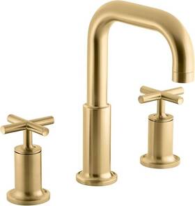 Kohler K-t14428-3-2mb Purist Deck Mounted Roman Tub Filler Trim -cross Handles -