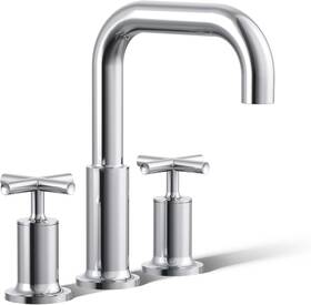 Kohler K-t14428-3-cp Purist Deck Mounted Roman Tub Filler Trim -cross Handles -