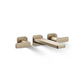 Kohler K-t23491-4-bv Parallel Wall Mounted Tub Filler -k-t23491-4-bv In Vibrant Brushed Bronze