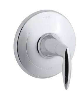 Kohler K-ts45110-4-cp Ts45110-4-cp Alteo Rite-temp Valve Trim With Lever Handle Polished Chrome