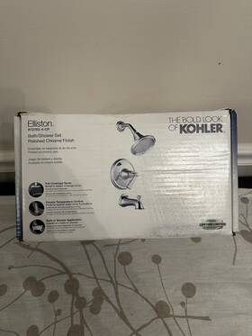 Kohler R72783-4-cp Elliston Tub And Shower Faucet 1-handle Polished Chrome New