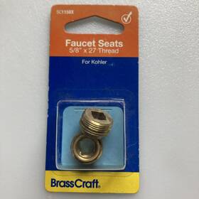 Kohler Sc1158x Brass Craft Faucet Seats 5/8 Inch X 27 Thread For Pack Of 2