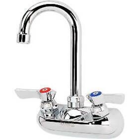 Krowne 10-400l - Silver Series 4 Inch Center Wall Mount Faucet 3-1/2 Gooseneck