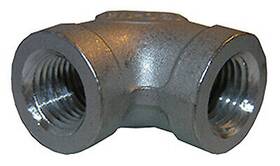 32-2201 Larsen Supply Co. Inc. Stainless Steel 90 Degree Pipe Elbow 1/8- Inch -32-2201