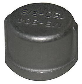 32-2955 Larsen Supply Co. Inc. Stainless Steel Pipe Cap 3/8- Inch -32-2955
