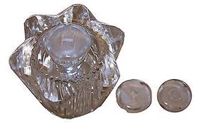 Larsen Supply Co. Inc. Hc-139 Streamway Faucet Handle Old Style Clear -hc-139