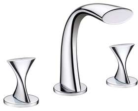 Markimex Inc Uf55510 Ultra Faucets 1.5-gpm 2-handle Widespread Lavatory Faucet Chrome