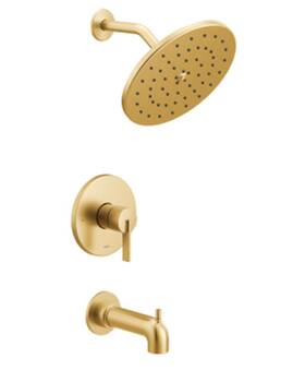 Moen 026508336618 Cia Tub/shower Trim Kit Single Function Shower Head Ut3363epbg Brushed Gold