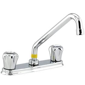 77925 Moen Ii-series Two-handle Low Arc Commercial Kitchen Faucet - Chrome