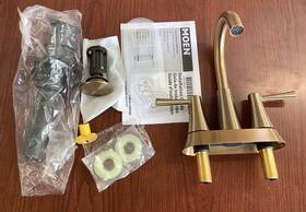 84022bzg Moen New Ronan 2-handle Bathroom Faucet Bronzed Gold With Drain Bin278 84022bzg Moen New Ronan 2-handle Bathroom Faucet Bronzed Gold With Drain Bin278