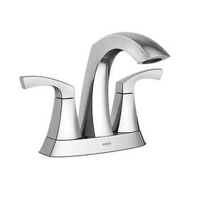 Moen 84506 Lindor Two-handle High Arc Bathroom Faucet Chrome