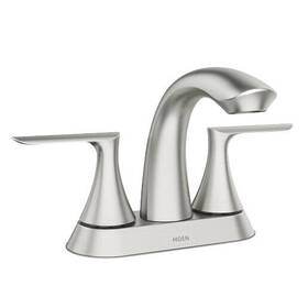 84515srn Moen Brushed Nickel Findlay Centerset 2 Handle Bathroom Faucet 84515srn Moen Brushed Nickel Findlay Centerset 2 Handle Bathroom Faucet