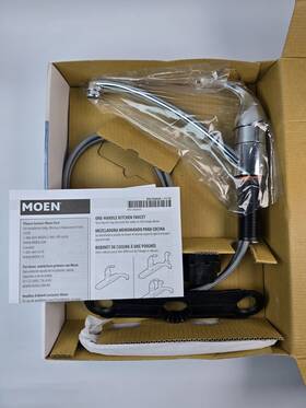 87603 Moen Adler Kitchen Faucet Chrome 1 Handle 87603 Moen Adler Kitchen Faucet Chrome 1 Handle