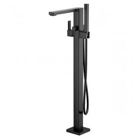S905bl Moen 90 Degree Floor Mounted Tub Filler -s905bl - Matte Black Finish S905bl Moen 90 Degree Floor Mounted Tub Filler -s905bl - Matte Black Finish