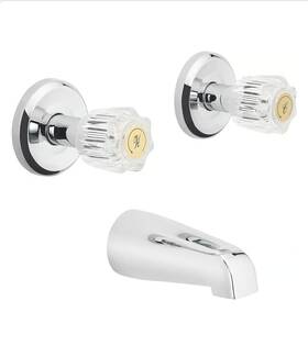 Oakbrook 45132 Collection #45132 Bath Tub Faucet Two Handle Polished Chrome Worn Box