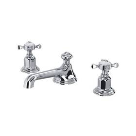 Perrin & Rowe U.3706x-apc-2 And Edwardian Widespread Bath Faucet - -polished Chrome