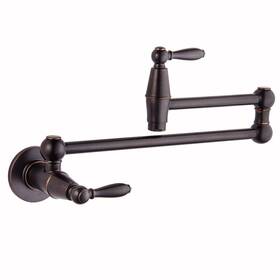 Pfister Gt533-tdy Port Haven Wall Mounted Pot Filler Faucet Tuscan Bronze