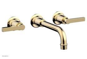 Phylrich 501-14 501-14/004 Lever Handle Hex Modern Satin Brass