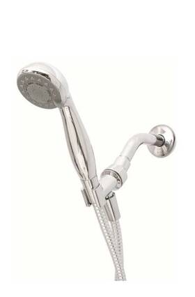 Premier Commercial L58003-059 3-spray 2.8 Inch Triple Wall Mount Handheld Adjustable Shower Head In Chrome