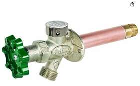 Prier C-144d10 Frost Free Anti-siphon Outdoor Wall Hydrant 10-inch Brass