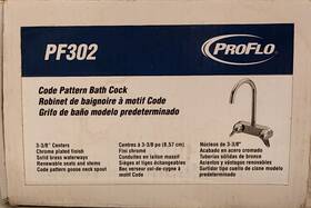 Proflo 781889004425 Pf302 Double Handle Laundry Faucet - Chrome New Open Box