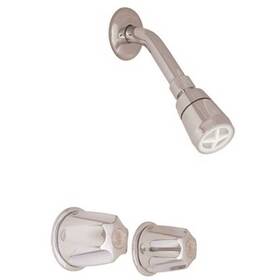 Proplus 114120 1-spray 1.5 Inch Single Wall Mount Fixed Shower Head In Chrome Plated