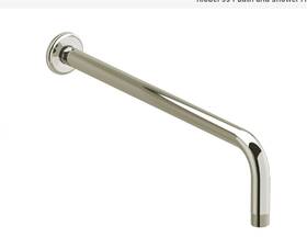 Riobel 554pn 15-5/8 Inch Wall Mounted Shower Arm And Flange Polished Nickel New