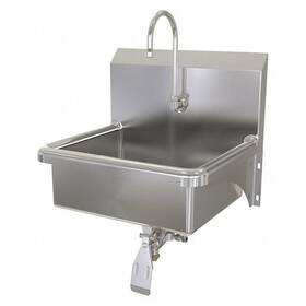 Sani-lav 7051 Sani-lav Hand Sink Wall Mount 16-1/2 Inch H Silver